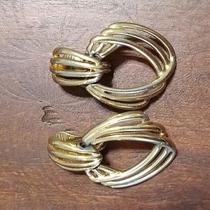 Vintage clip on earrings